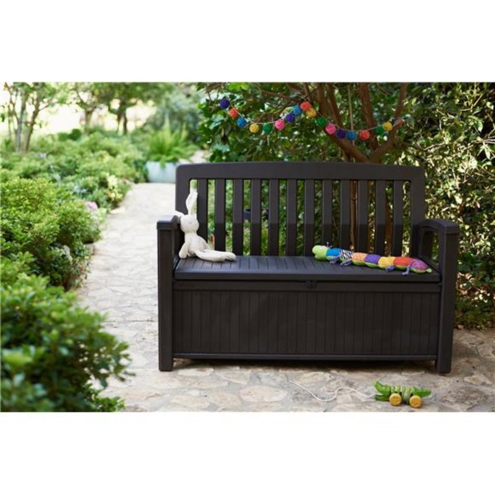New Yard bench with storage compartment - Picture 11 of 16